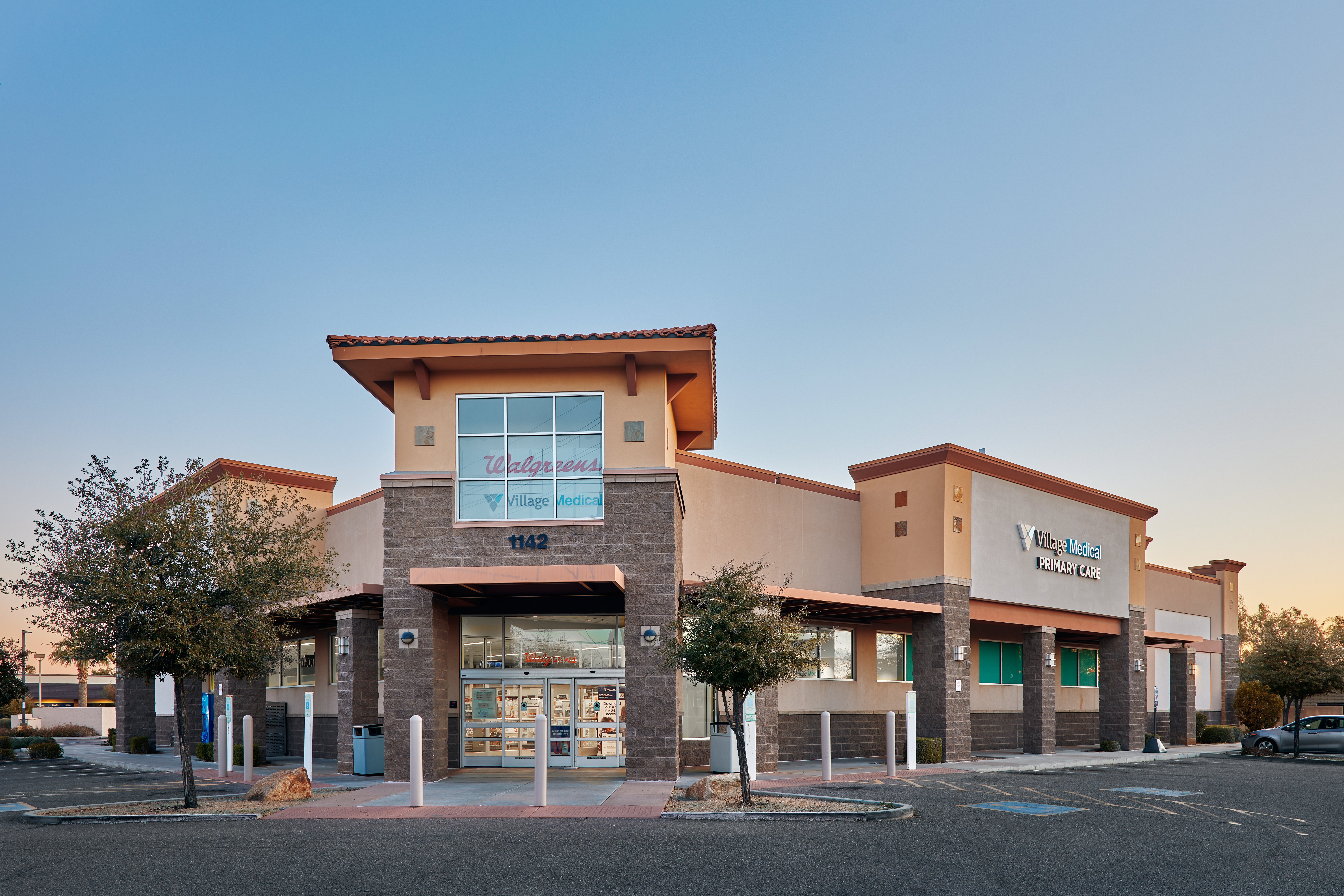 Village Medical at Walgreens (Permanently Closed) - Alma School - 1142 W Guadalupe Rd,  Mesa, AZ, 85210.