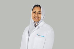 Professional headshot of Sarah Hakimuddin, PA-C, MPAS
